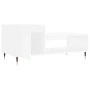 Mesa de centro madera contrachapada blanco brillo 100x50x45 cm de , Mesas de centro - Ref: Foro24-830822, Precio: 51,55 €, De...