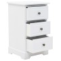 Mesita de noche MDF y madera de pino 35x32x59 cm de vidaXL, Mesitas de noche - Ref: Foro24-245756, Precio: 97,51 €, Descuento: %