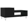 Mesa de centro madera contrachapada negro 100x50x45 cm de , Mesas de centro - Ref: Foro24-830829, Precio: 47,54 €, Descuento: %