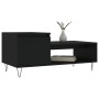 Mesa de centro madera contrachapada negro 100x50x45 cm de , Mesas de centro - Ref: Foro24-830829, Precio: 47,93 €, Descuento: %