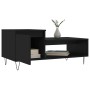 Mesa de centro madera contrachapada negro 100x50x45 cm de , Mesas de centro - Ref: Foro24-830829, Precio: 47,93 €, Descuento: %