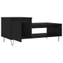 Mesa de centro madera contrachapada negro 100x50x45 cm de , Mesas de centro - Ref: Foro24-830829, Precio: 47,54 €, Descuento: %