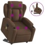Silla de masaje reclinable de pie de tela marrón en Sillones | Comprar online en Foru.es