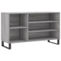 Mueble zapatero madera contrachapada gris Sonoma 102x36x60 cm de , Zapateros y organizadores de calzado - Ref: Foro24-831426,...