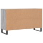 Mueble zapatero madera contrachapada gris Sonoma 102x36x60 cm de , Zapateros y organizadores de calzado - Ref: Foro24-831426,...