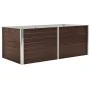 Jardinera elevada de acero galvanizado marrón 160x80x45 cm de , Maceteros y jardineras - Ref: Foro24-47012, Precio: 77,03 €, ...