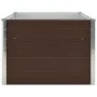 Jardinera elevada de acero galvanizado marrón 160x80x45 cm de , Maceteros y jardineras - Ref: Foro24-47012, Precio: 77,03 €, ...
