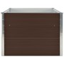 Jardinera elevada de acero galvanizado marrón 160x80x45 cm de , Maceteros y jardineras - Ref: Foro24-47012, Precio: 79,71 €, ...