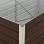 Jardinera elevada de acero galvanizado marrón 160x80x45 cm de , Maceteros y jardineras - Ref: Foro24-47012, Precio: 77,03 €, ...