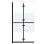 Mampara de ducha plegable vidrio ESG medio esmerilado 100x190cm de , Paredes y mamparas de ducha - Ref: Foro24-151189, Precio...