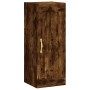 Armario de pared madera ingeniería roble ahumado 34,5x34x90 cm de , Aparadores - Ref: Foro24-835023, Precio: 46,95 €, Descuen...