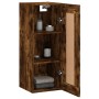 Armario de pared madera ingeniería roble ahumado 34,5x34x90 cm de , Aparadores - Ref: Foro24-835023, Precio: 46,95 €, Descuen...