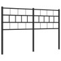 Cabecero de metal negro 120 cm de , Cabeceros y pies de cama - Ref: Foro24-355690, Precio: 28,05 €, Descuento: %