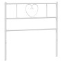 Cabecero de metal blanco 90 cm de , Cabeceros y pies de cama - Ref: Foro24-355540, Precio: 27,25 €, Descuento: %