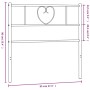 Cabecero de metal blanco 90 cm de , Cabeceros y pies de cama - Ref: Foro24-355540, Precio: 27,25 €, Descuento: %