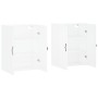 Armarios de pared 2 uds madera de ingeniería blanco de , Aparadores - Ref: Foro24-3197889, Precio: 163,11 €, Descuento: %
