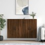 Armarios de pared 2 uds madera de ingeniería marrón roble de , Aparadores - Ref: Foro24-3197896, Precio: 143,43 €, Descuento: %