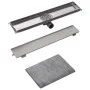 Desagüe lineal de ducha de acero inoxidable 630x140 mm de vidaXL, Desagües - Ref: Foro24-142172, Precio: 54,91 €, Descuento: %