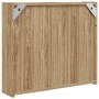 Mueble de baño con espejo y luz LED roble 60x13x52 cm de , Tocadores de baño - Ref: Foro24-357972, Precio: 91,49 €, Descuento: %