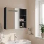 Mueble de baño con espejo y luz LED gris 60x13x52 cm de , Tocadores de baño - Ref: Foro24-357970, Precio: 90,15 €, Descuento: %