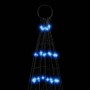 Árbol de Navidad en asta de bandera 1534 LED azul 500 cm de , Luces de Navidad - Ref: Foro24-358119, Precio: 102,86 €, Descue...