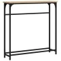 Mesa consola madera de ingeniería roble Sonoma 75x19,5x75 cm de , Mesas auxiliares - Ref: Foro24-834136, Precio: 37,03 €, Des...