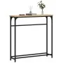 Mesa consola madera de ingeniería roble Sonoma 75x19,5x75 cm de , Mesas auxiliares - Ref: Foro24-834136, Precio: 37,03 €, Des...