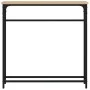 Mesa consola madera de ingeniería roble Sonoma 75x19,5x75 cm de , Mesas auxiliares - Ref: Foro24-834136, Precio: 37,03 €, Des...