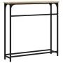Mesa consola madera de ingeniería roble Sonoma 75x19,5x75 cm de , Mesas auxiliares - Ref: Foro24-834136, Precio: 37,03 €, Des...
