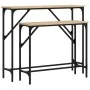 Mesas consolas 2 unidades madera de ingeniería roble Sonoma de , Mesas auxiliares - Ref: Foro24-834141, Precio: 55,54 €, Desc...