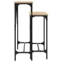 Mesas consolas 2 unidades madera de ingeniería roble Sonoma de , Mesas auxiliares - Ref: Foro24-834141, Precio: 55,54 €, Desc...