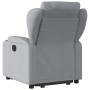 Sillón eléctrico reclinable elevable de tela gris claro en Sillones | Comprar online en Foru.es