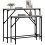 Mesas consolas 2 unidades madera de ingeniería gris Sonoma de , Mesas auxiliares - Ref: Foro24-834143, Precio: 53,97 €, Descu...