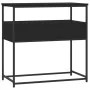 Black engineered wood console table 75x40x75 cm by , Side tables - Ref: Foro24-834155, Price: 64,26 €, Discount: %