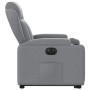 Sillón eléctrico reclinable elevable de tela gris claro en Sillones | Comprar online en Foru.es