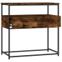 Mesa consola madera de ingeniería roble ahumado 75x40x75 cm de , Mesas auxiliares - Ref: Foro24-834157, Precio: 53,02 €, Desc...