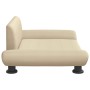 Cama para perros de tela crema 70x45x28 cm en Camas para perros | Comprar online en Foru.es