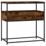 Mesa consola madera de ingeniería roble ahumado 75x40x75 cm de , Mesas auxiliares - Ref: Foro24-834157, Precio: 53,02 €, Desc...