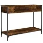 Konsolentisch aus geräuchertem Eichensperrholz 100x34,5x75 cm von , Seitentische - Ref: Foro24-834162, Preis: 57,85 €, Rabatt: %