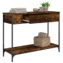 Mesa consola madera contrachapada roble ahumado 100x34,5x75 cm de , Mesas auxiliares - Ref: Foro24-834162, Precio: 58,56 €, D...