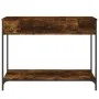 Mesa consola madera contrachapada roble ahumado 100x34,5x75 cm de , Mesas auxiliares - Ref: Foro24-834162, Precio: 57,85 €, D...