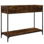 Mesa consola madera contrachapada roble ahumado 100x34,5x75 cm de , Mesas auxiliares - Ref: Foro24-834162, Precio: 58,56 €, D...