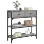Mesa consola madera de ingeniería gris Sonoma 72,5x25x75 cm de , Mesas auxiliares - Ref: Foro24-834188, Precio: 89,01 €, Desc...