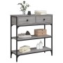 Mesa consola madera de ingeniería gris Sonoma 72,5x25x75 cm de , Mesas auxiliares - Ref: Foro24-834188, Precio: 88,94 €, Desc...