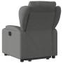 Sillón eléctrico reclinable elevable de tela gris oscuro en Sillones | Comprar online en Foru.es