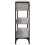 Mesa consola madera de ingeniería gris Sonoma 72,5x25x75 cm de , Mesas auxiliares - Ref: Foro24-834188, Precio: 89,01 €, Desc...