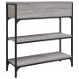 Mesa consola madera de ingeniería gris Sonoma 72,5x25x75 cm de , Mesas auxiliares - Ref: Foro24-834188, Precio: 88,94 €, Desc...