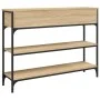 Engineered wood Sonoma oak console table 100x25x75 cm by , Side tables - Ref: Foro24-834181, Price: 89,41 €, Discount: %