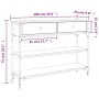 Engineered wood Sonoma oak console table 100x25x75 cm by , Side tables - Ref: Foro24-834181, Price: 89,41 €, Discount: %