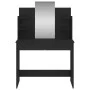 Tocador con espejo negro 96x39x142 cm de , Tocadores para dormitorios - Ref: Foro24-837575, Precio: 89,52 €, Descuento: %